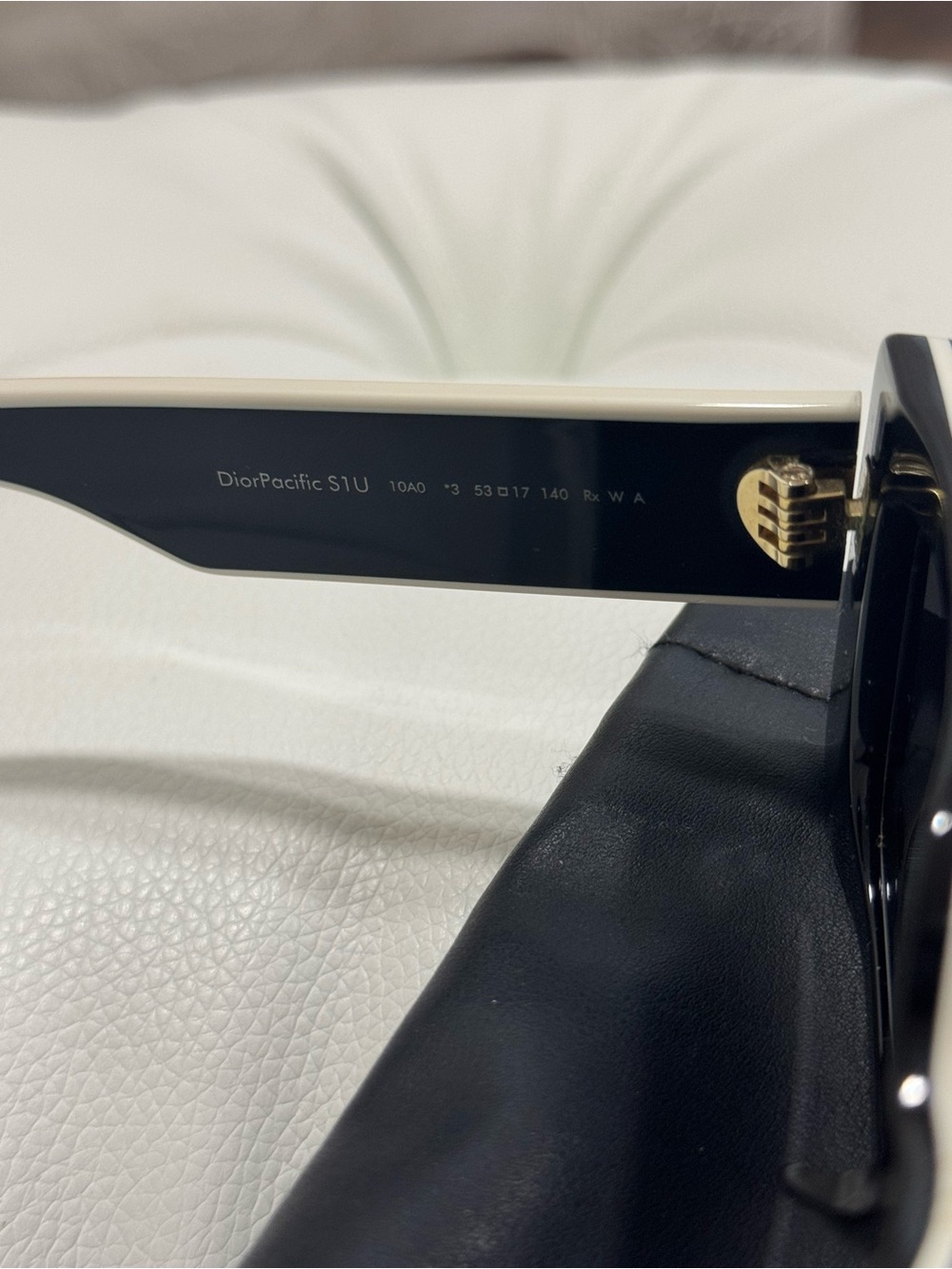 Dior Black Rectangular Sunglasses - Picture 4 of 6